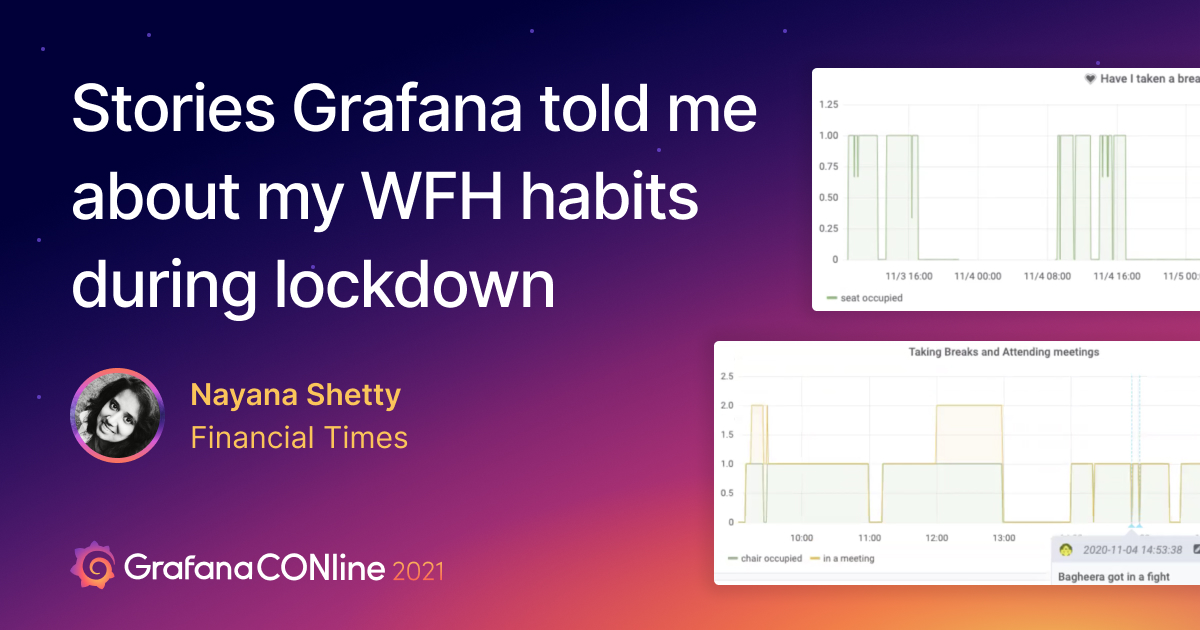 Grafana告诉我在封锁期间我的WFH习惯