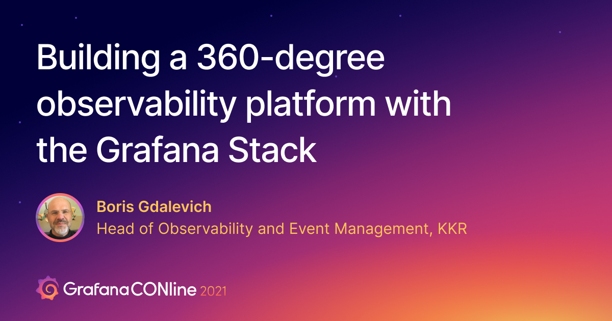 建立一个360度的可观测性平台Grafana堆栈