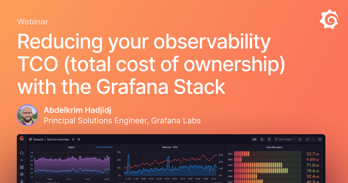 使用Grafana Stack降低你的可观察性TCO(总拥有成本)
